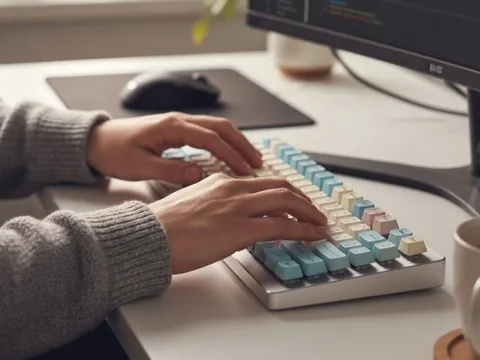 Đôi tay 'kêu cứu' sau những giờ gõ phím miệt mài 0