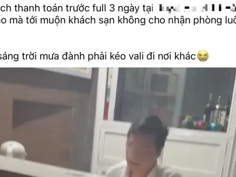 Cô gái trẻ tố khách sạn "bùng" phòng dù đã thanh toán đủ tiền