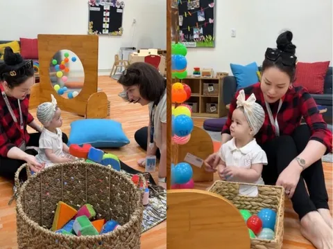 Con gái lai của Nhật Kim Anh chưa biết nói đã phải đi học trường song ngữ, mẹ đại gia phải theo chăm từng chút