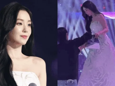 Cú ngã điếng người của nữ thần đẹp nhất showbiz: Pha xử lý vô cùng chuyên nghiệp trên sân khấu của chủ nhân