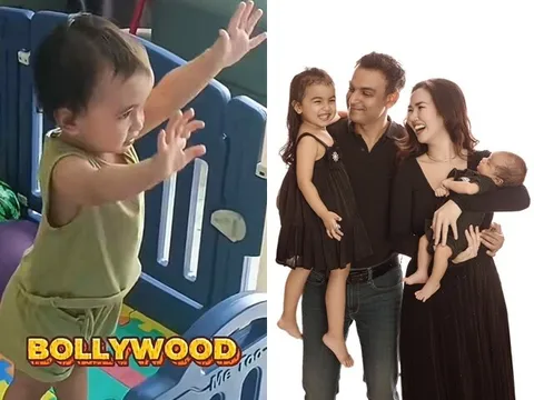 Sao Việt 24h: 2 con lai Ấn nhà Võ Hạ Trâm nhảy như dancer chuyên nghiệp, cậu út gây cười khi "quẩy" chuẩn phong cách...