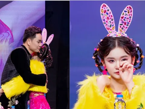 Ca sĩ Nguyễn Ngọc Kim Cương bật khóc, ôm chặt lấy bố