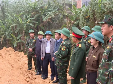 Quảng Trị quyết tâm hoàn thành công trình chống sụt trượt ở Khe Sanh vào ngày 31-12