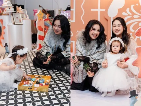 Cháu gái NSND Thanh Lam mới 1 tuổi đã muốn "nối nghiệp" bà ngoại, diện mạo đáng yêu hưởng trọn gen gia đình