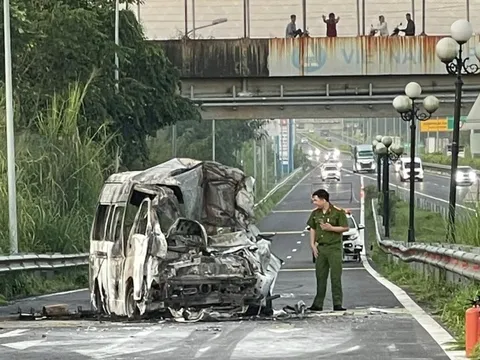 Bệnh viện Chợ Rẫy thông tin về tài xế vụ xe cứu thương tông xe đầu kéo rồi bốc cháy