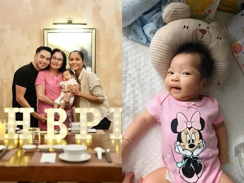 Sao Việt 24h: H’Hen Niê bế con gái đến mừng sinh nhật bà nội, bố chồng nàng hậu cúi người tặng hoa cho vợ cực "tình"