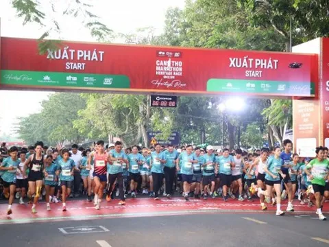 Khoảng 10.000 vận động viên tranh tài tại giải Marathon quốc tế Di sản Cần Thơ 2025