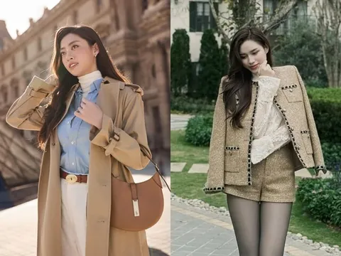 Học mỹ nhân Việt cách phối đồ với áo khoác màu be giúp nàng ghi điểm thanh lịch và sang trọng ngày đông