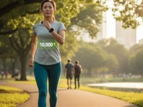 Đi bộ 10.000 bước giảm được bao nhiêu calo?