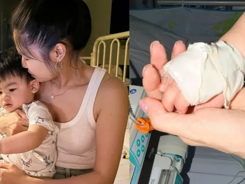 Sao Vbiz bất an vì con 2 ngày 2 đêm không ngủ, liên tục nôn ói