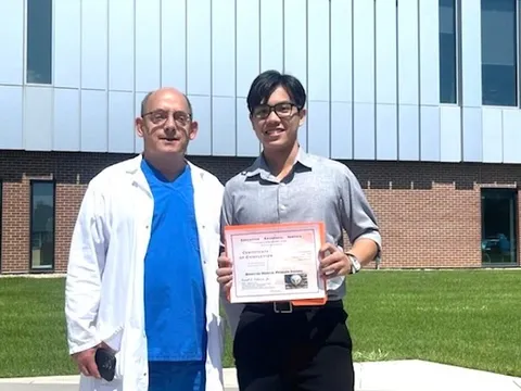 Âu Nhật Huy thôi học tiến sĩ Trường ĐH Y khoa Phạm Ngọc Thạch 0