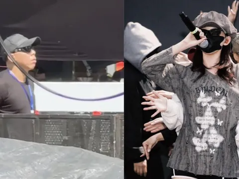 Team qua đường tóm dính Touliver đến xem Tóc Tiên tổng duyệt, chính thức "gương vỡ lại lành"?