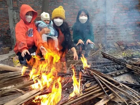 Không khí lạnh gây rét đậm, rét hại ở miền Bắc, có nơi dưới 7 độ C, miền Trung mưa to