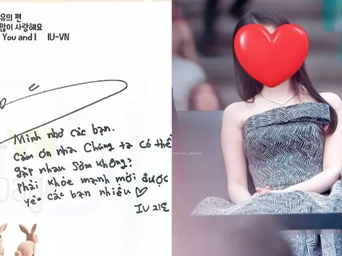 Nữ ca sĩ số 1 Hàn Quốc viết thư tay bằng tiếng Việt, hé lộ 1 ý định ở Việt Nam