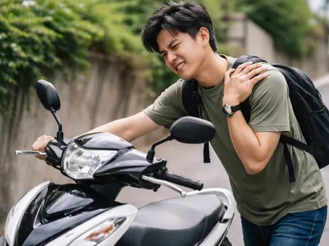 Đau tay khi dắt xe máy lên dốc, siêu âm mới 'lộ diện' thủ phạm 0