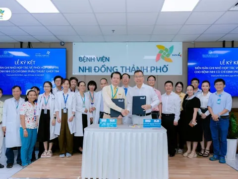 Hai bệnh viện lớn ở TPHCM hợp tác triển khai ghép tim cho trẻ em