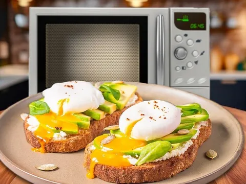 Cách làm trứng chần ngon tuyệt bằng lò vi sóng chỉ trong vòng 1 phút