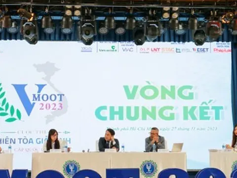 Trường Đại học Luật Hà Nội xuất sắc giành giải nhất cuộc thi Phiên tòa giả định 2023