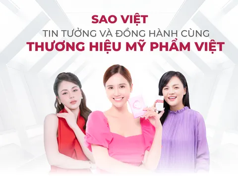 Sao Việt tin tưởng và đồng hành cùng thương hiệu mỹ phẩm Việt TaeHui