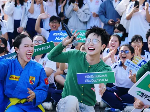 MILO và sao Việt bất ngờ “đổ bộ”, tiếp sức học sinh TP.HCM Vovinam
